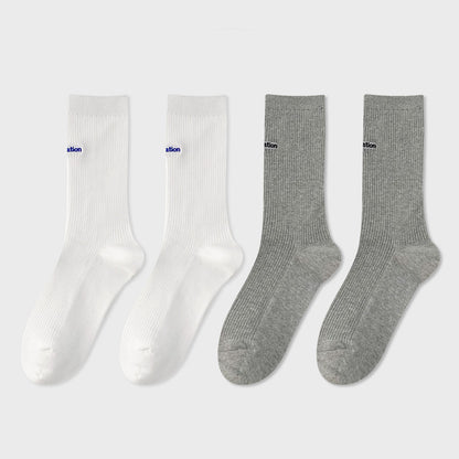 Women's Cotton Mid-tube Socks
