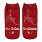 3D Printed Christmas Low Cut Ankle Sport Socks