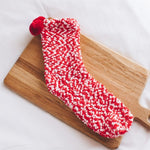 Personalized Coral Wool Socks Medium Tube Socks Cake Socks Thickened Warm Home Floor Towels Sleep Socks