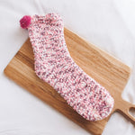 Personalized Coral Wool Socks Medium Tube Socks Cake Socks Thickened Warm Home Floor Towels Sleep Socks