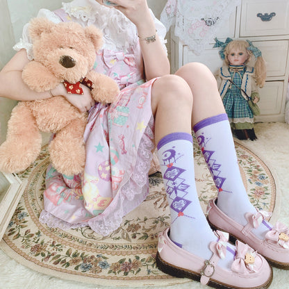 Hip-hop Street E-sports Girl Jk Uniform Calf Cotton Socks