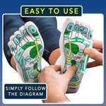 Five Finger Socks Health Care Socks Creative Acupoint Map Foot Massage Socks Cotton Socks