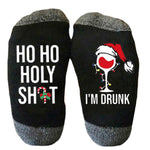 Medium Hose Men's New Fashion Trend Letter Cotton Socks Lovers Socks Christmas Socks
