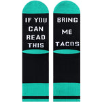 IF YOU CAN READ THIS Socks European And American Mid Tube Socks Letter Casual Winter Socks