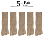 5 Pairs/lot Women Five Fingers Socks 100% Cotton Solid Colour Ladies Split Toe Sports Socks Spring Autumn Harajuku Toe Socks