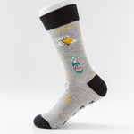 New Colorful Fashion Socks Medium High Cotton Socks Drinks Series Personalized Fashion Men's Socks