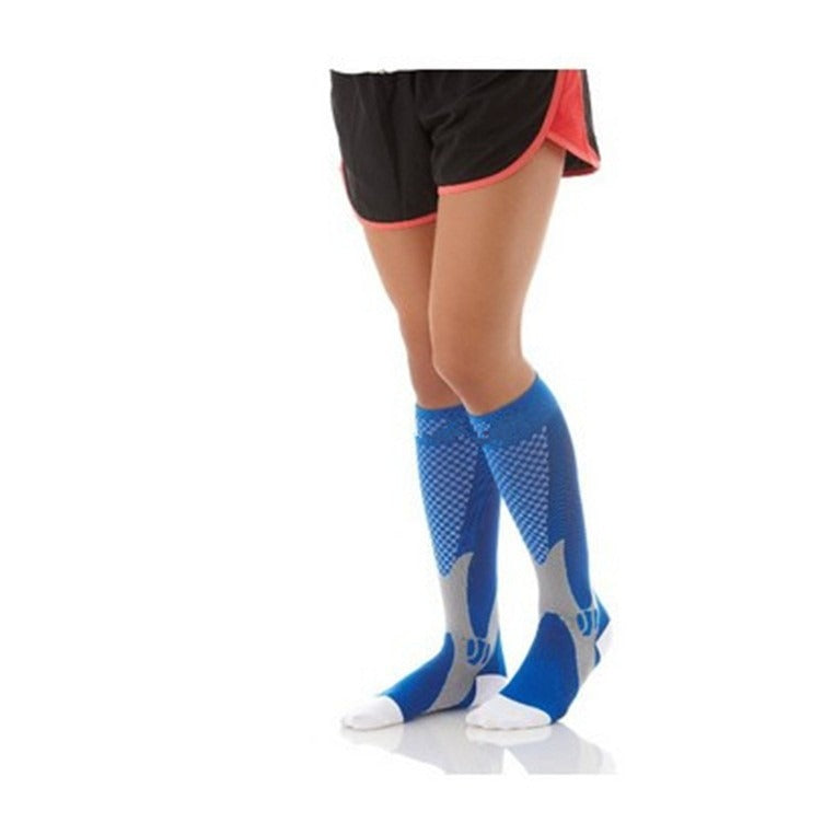 Summer Breathable Pressure Socks for Men's Football Socks, Special Elastic Calf Socks for Running, Fitness and Sports