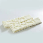 Knitted knee over foot warm leg socks knitted yarn warm knee pads double diamond shaped floor socks