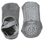 1 Pair of Ladies Anti Slip Cotton Yoga Socks Bandage Sports Girls Ballet Dance Socks For 35-39 yards