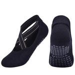 High Quality Bandage Yoga Socks Anti-Slip Towel Bottom Pilates Sock Breathable Quick-Dry Backless Barre Dance Socks