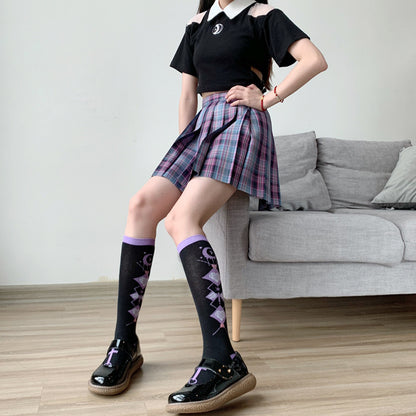 Hip-hop Street E-sports Girl Jk Uniform Calf Cotton Socks