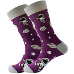 Amazon New Universe Series Herren Big Board Planet Constellation Weibliche Lachende Wadensocken Astronautensocken Hersteller