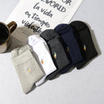 Herrensocken Four Seasons Reine Baumwolle Stickerei