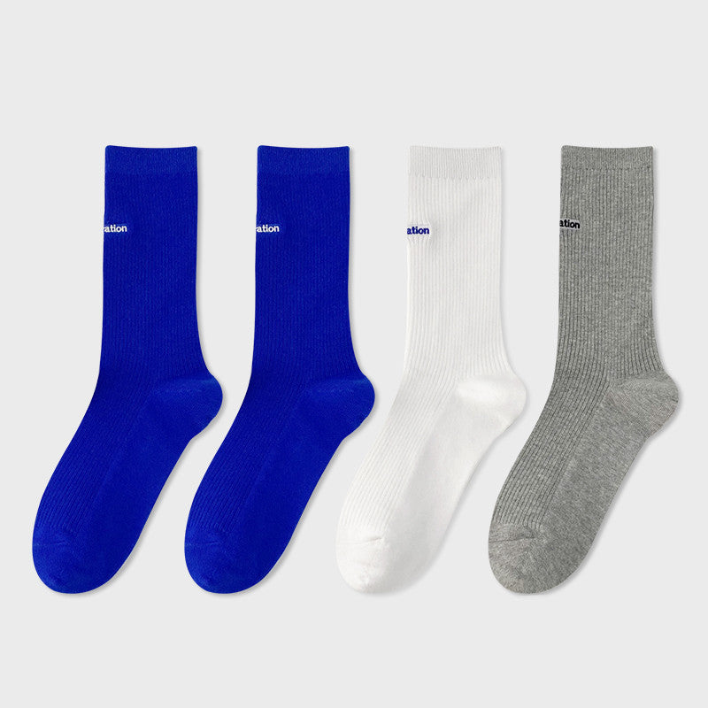 Damen-Halbschlauchsocken aus Baumwolle