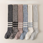 Coral Fleece Socken Herren Kniestrümpfe Plüsch Dicke Socken