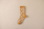 Herbst und Winter Ins Tide Mid-Calf Dicke Nadel Doppel Nadel Damen Socken