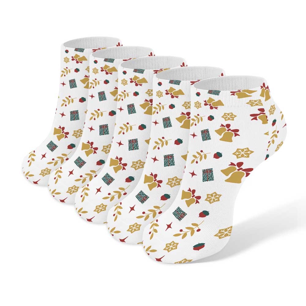 Comfortable Pattern Socks (5 Pairs Of The Same Picture)