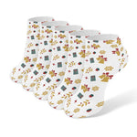 Comfortable Pattern Socks (5 Pairs Of The Same Picture)