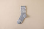 Herbst und Winter Ins Tide Mid-Calf Dicke Nadel Doppel Nadel Damen Socken
