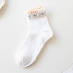 Mittellange, lässige Baumwollsocken