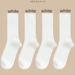Pure Cotton Simple Stack Socks
